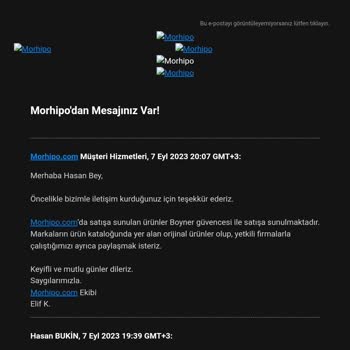 My Kozmetik Sahte Parfüm ( Www.morhipo.com ) Sitesinden Alınan