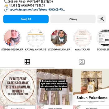 Evdepaketlemeacenta (Instagram) Yanıltıyor ve Tüm Bilgilerimizi Topluyor