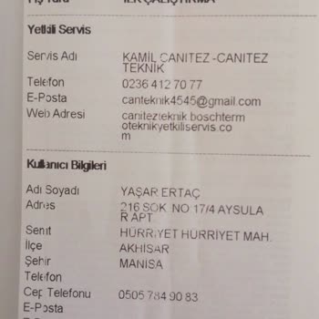 Buderus Yoğuşmalı Kombi Yetkili Servis Arıza Teşhis Hatası