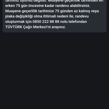 Tüvtürk Genel Muayene Randevusu Alamıyorum