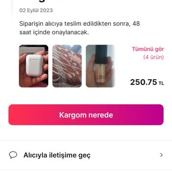Gardrops Kargom Ulaştığı Halde Onay Çekilmiyor