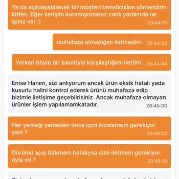 Migros Yemek Canlı Yardım İletişimsizliği Ve Çözümsüzlüğü