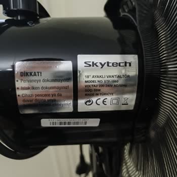 Skytech Stf-1860 Sanayi Tipi Ayaklı Vantilatör