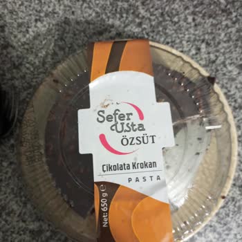 A101 Özsüt Krokanlı Pasta Şikayeti