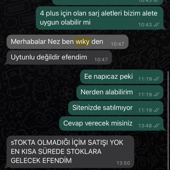 Wiky Watch Şarj Aleti Temin Edilemiyor