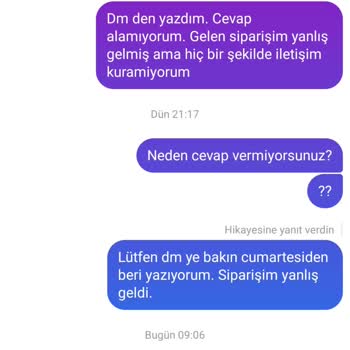Vina Seramik İletişim Yok Ürün Yanlış