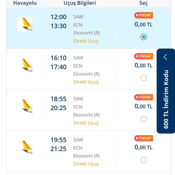 Tatilsepeti Uçak Bileti Fiyaskosu