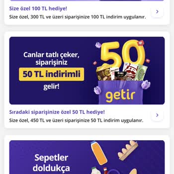 Getir Yetersiz Müşteri Temsilcileri