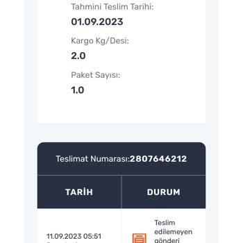 Sürat Kargo Kargom Bana Teslim Edilmedi