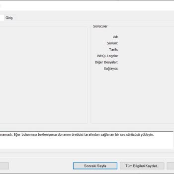 Hp250 G9 Ses Ve Touchpad Sorunu