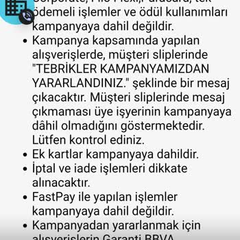 Garanti Bankası Bonus Kredi Kartı Artı Taksit Uygulamıyor