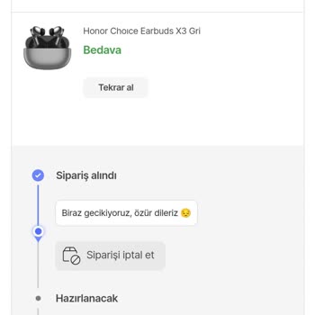 Honor 90 Hepsiburada Teslim Edilmiyor