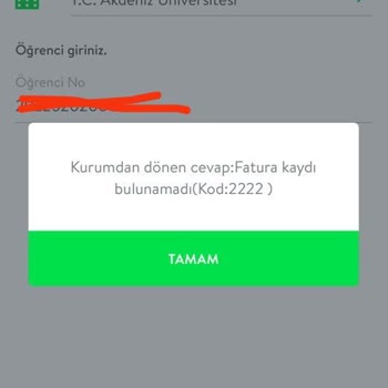 TEB Üniversite Harç Ödemesini Yapamıyorum