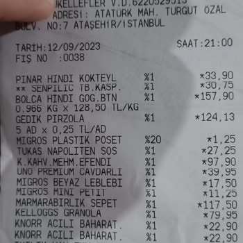 Kemer Migros Gedik Tavuk Pirzola Bozuk Ürün