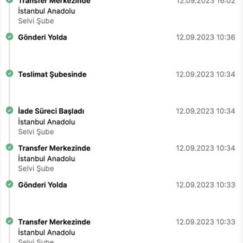 Trendyol Express İzinsiz İade Oluşturdular