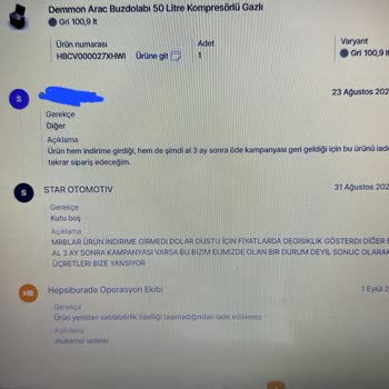 Hepsiburada Ve Star Otomotiv Aymazlığı