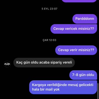 Muemwear Siparişim 12 Gündür Kargoya Verilmedi