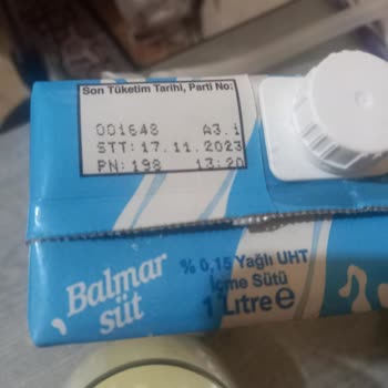 Gimat Gross (Ankara) Balmar Süt Bozuk Çıktı, Son Kullanma Tarihi Gelmemesine Rağmen