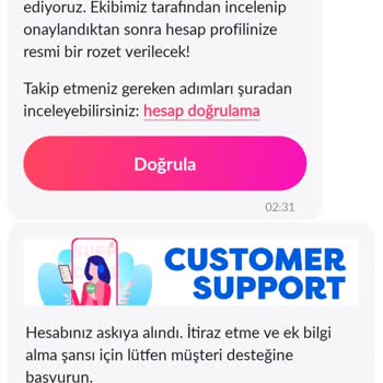 Tango Live Hesap Askıya Alındı