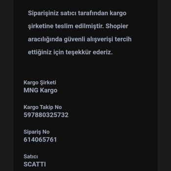 Shopier Teslimat Sorunu Ve Para İadesi Talebi