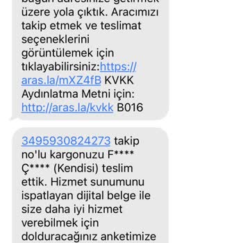 Aras Kargo Kargom Ulaşmadı, Ama Teslim Edildi Görünüyor.