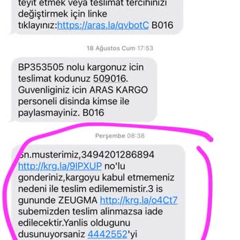 Aras Kargo Zeugma Şubesi Saygısızlığı