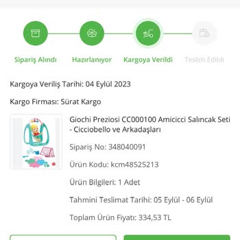 Sürat Kargo İkitelli Aktarma Merkezinde Siparişin Bekletilmesi...