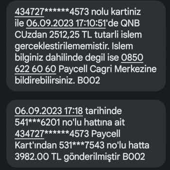 Paycell Ve Turkcell'den Yardım Bekliyorum!