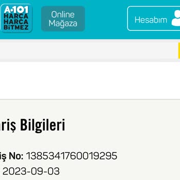 A101 İade Yapmam İçin İade Kodu Paylaşmıyor