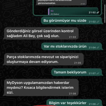 Dyson Stoklarında Var Dediği Yedek Parçayı 12 Gündür Gönderemedi