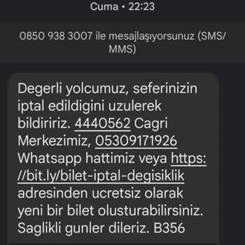 Kamil Koç Biletimin Parasını Geri İstiyorum