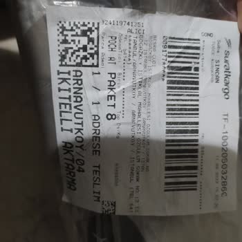 Sürat Kargo Yanlış Kargo Gelmesi