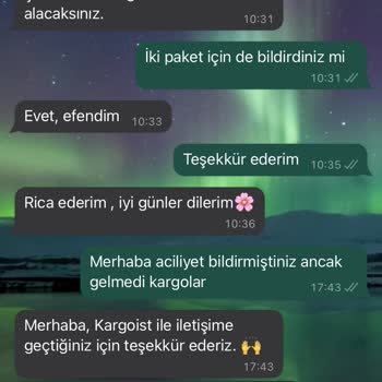Kargoist Şubesinin İki Adet Kargomu Dağıtıma Çıkarmaması