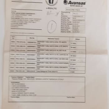 Avansas Eksik Boya, 4 Adet Eski Boya Kullanılmaz Durumda