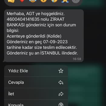 Ziraat Bankası AGT Kurye Kartımı Hala Teslim Etmedi