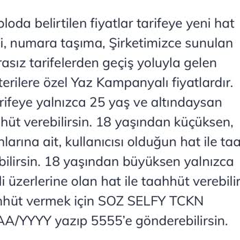 Türk Telekom'un Söz Verdiği Fatura Bedelini Uygulamaması.