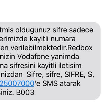 Vodafone Redbox Yanımda Giriş Sağlanmıyor