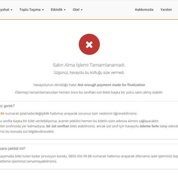 Bilet.com Bilet Satın Alma Sorunu