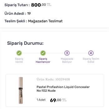 Gratis 19 Üründen 1 Tanesi Geldi