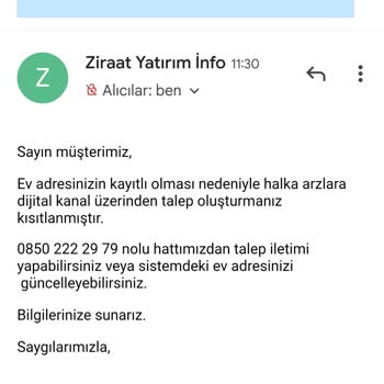 Ziraat Bankası Halka Arz Menüsünden Arzlara Katılamama ZBorsa Zmobil