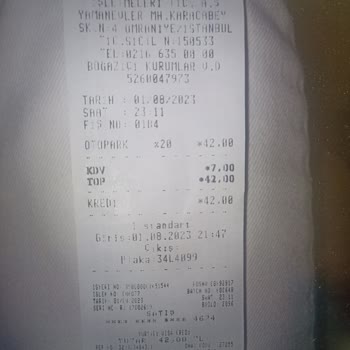 Köfteci Yusuf Hem Hesap Ödedim Hem Park Ücreti Ödedim