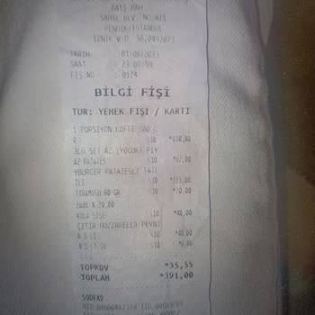 Köfteci Yusuf Hem Hesap Ödedim Hem Park Ücreti Ödedim