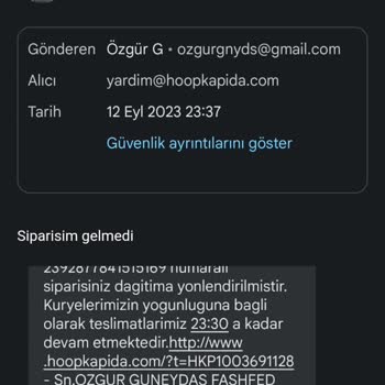 Hoopkapıda Kargo Kargomu 2 Gündür Teslim Etmiyor!