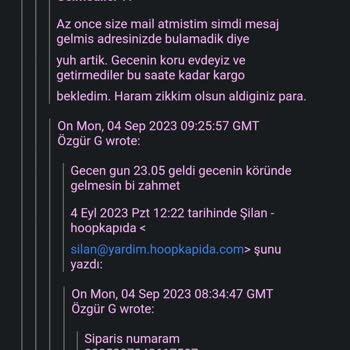 Hoopkapıda Kargo Kargomu 2 Gündür Teslim Etmiyor!