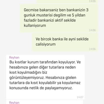 Enpara Hesabımda Olan Paraya Kendi Kafasınca Bloke Koyuyor
