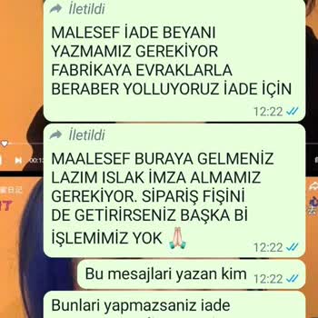 Magic Life Mobilya Ürün İade Edilmesine Rağmen Hala Paramı İade Etmediler