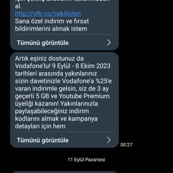 Vodafone Bana Ait Olmayan Ödenmemiş Fatura