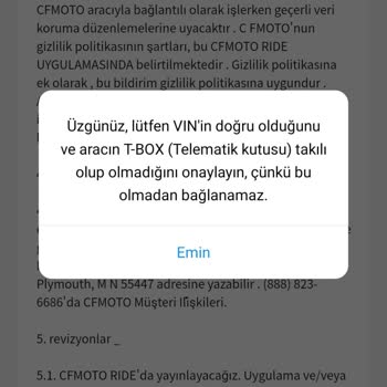 CFMOTO 250 SR'de T-Box Sorunu: Navigasyon Özelliğini Kullanamıyorum
