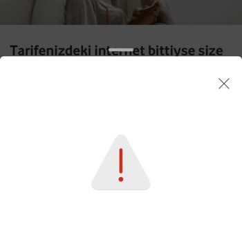 Vodafone İnternet Paket Alamama