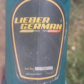 2 Yıl Garantisi Olan Lieber German Marka Taslama Da Okusan Arıza